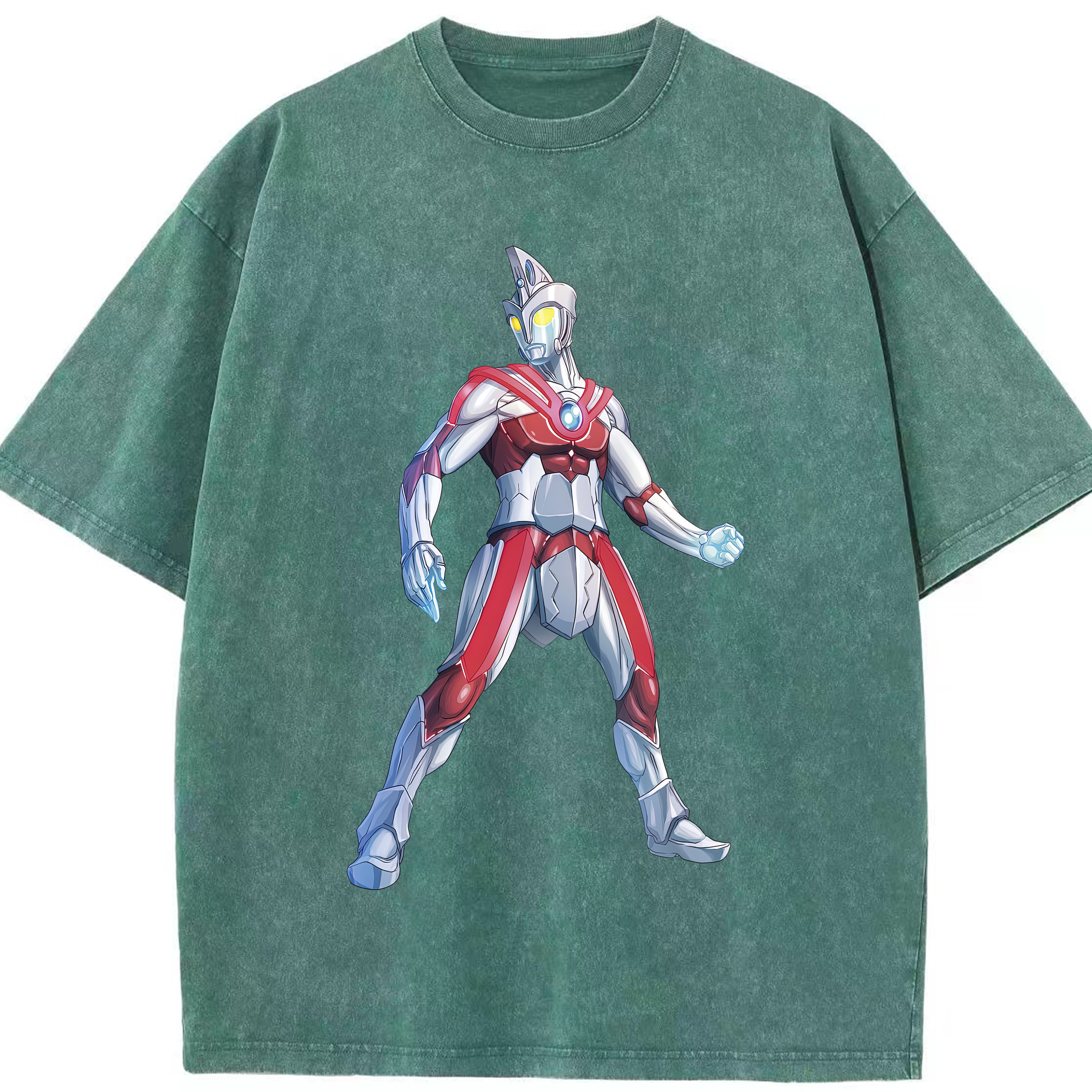 （画像用） ウルトラマン Ultraman 綿100% ヴィンテージ風 半袖Tシャツ（フロントプリント）